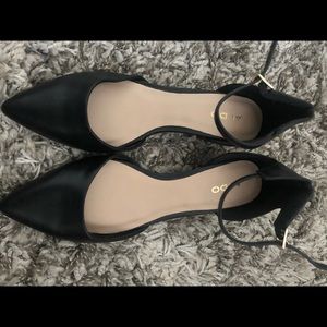 Aldo ankle strap pointed toe flats - NWOT